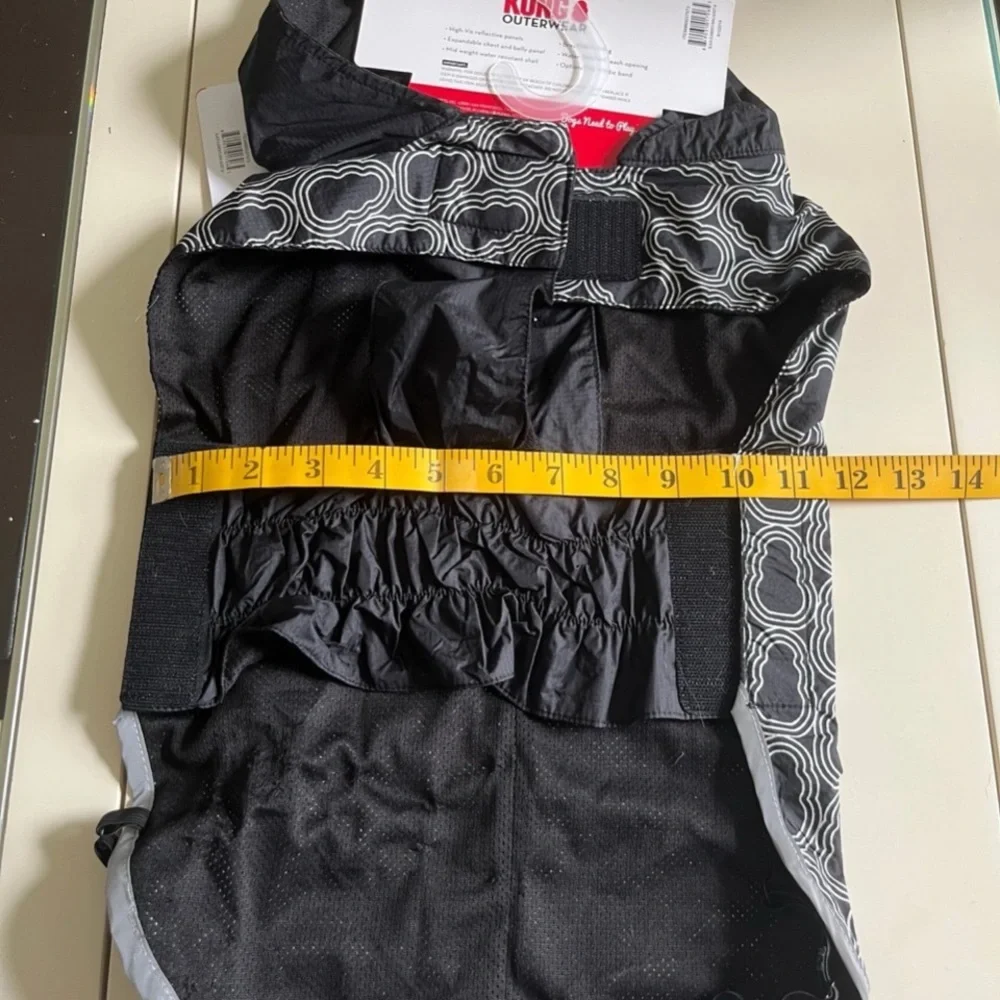KONG Black Elements Dog Rain Jacket-New